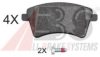 MERCE 4154210610 Brake Pad Set, disc brake